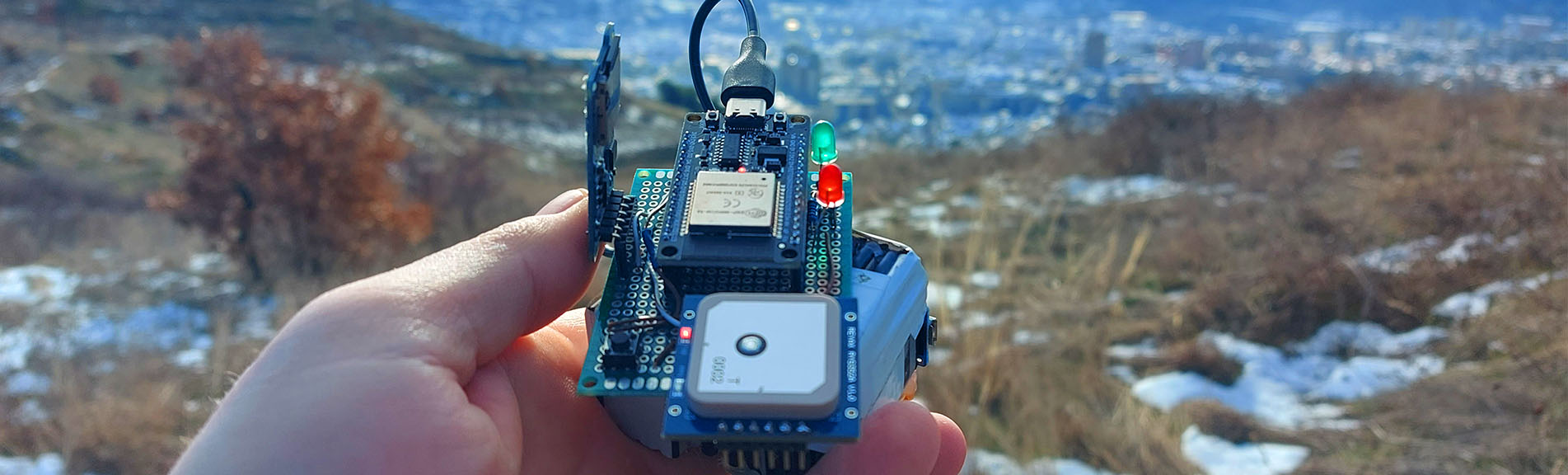 Trail mapping with GPS, ESP32 and microSD card